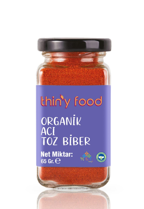 thiny-food-toz-acı-biber Thiny Food Organik Acı Toz Biber 65 gr